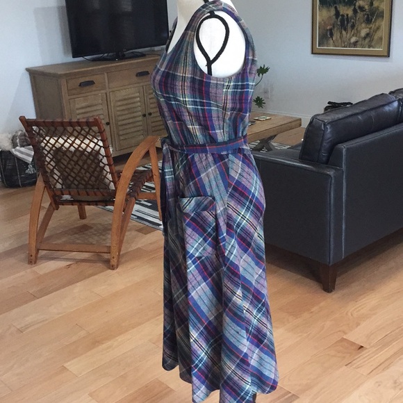 Stellar VTG Plaid Dress - Picture 2 of 8